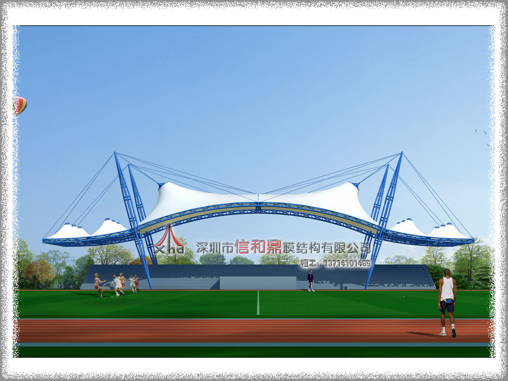 膜结构看台遮阳棚