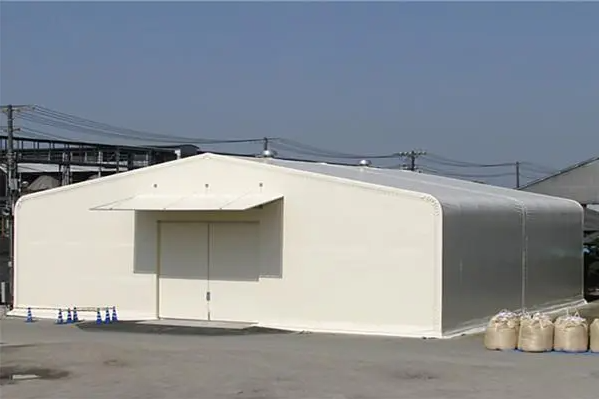 膜结构仓库设计效果图