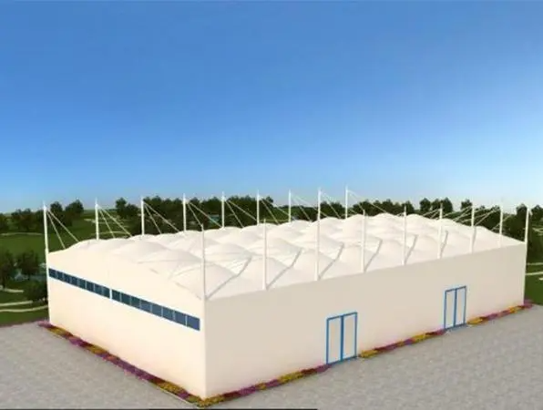 膜结构煤棚设计效果图