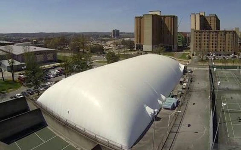 充气膜结构仓库案例