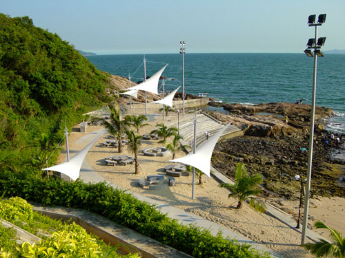 膜结构景观棚图片