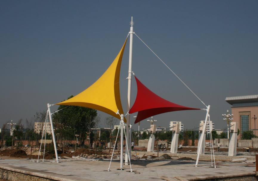 膜结构景观遮阳棚