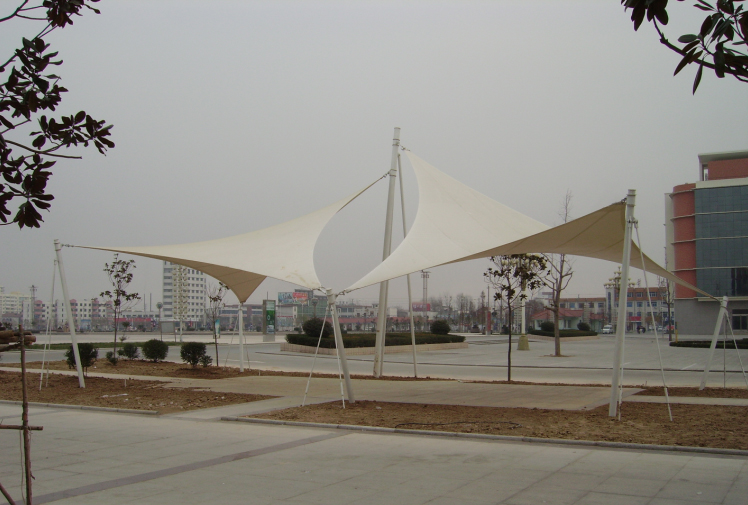 膜结构遮阳棚