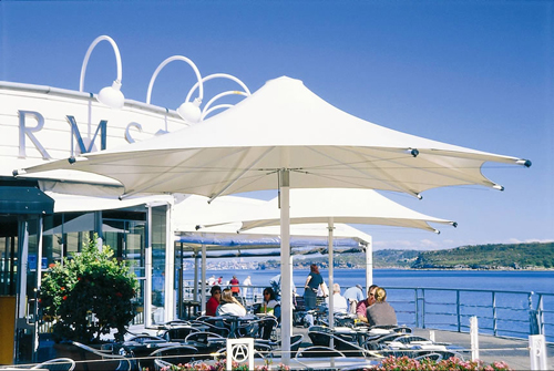 膜结构景观棚图片