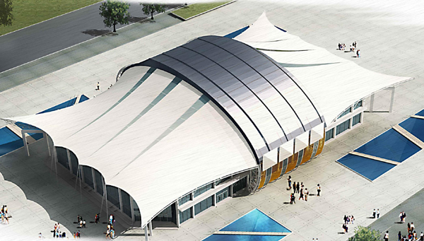 膜结构屋面设计图片
