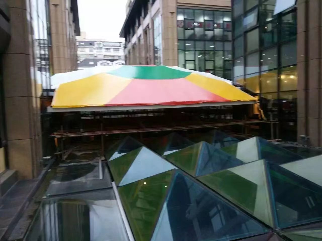 膜结构屋顶工程案例图片