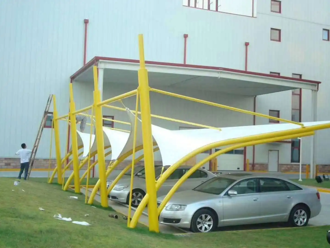 膜结构停车棚安装