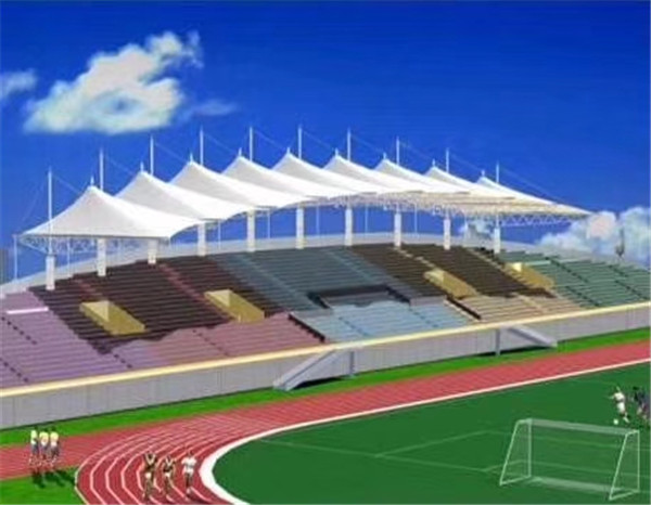 膜结构看台遮阳棚图片