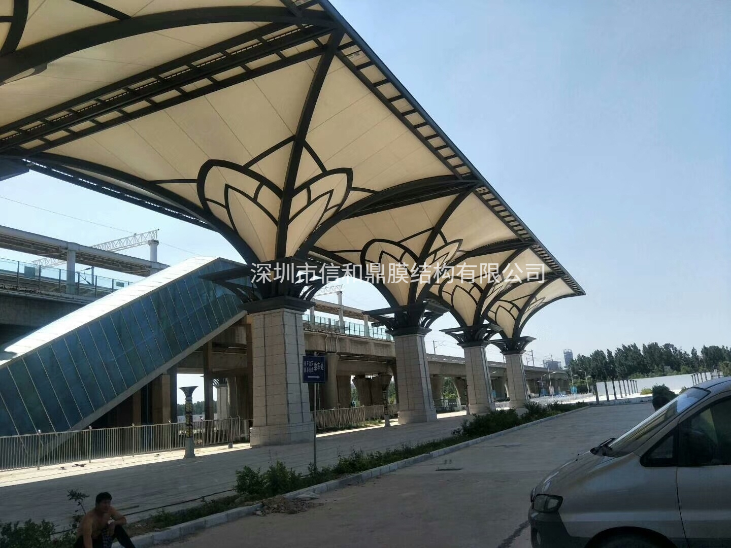 ptfe膜结构景观遮阳棚