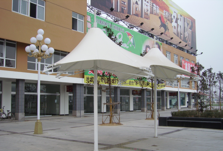 膜结构景观伞图片