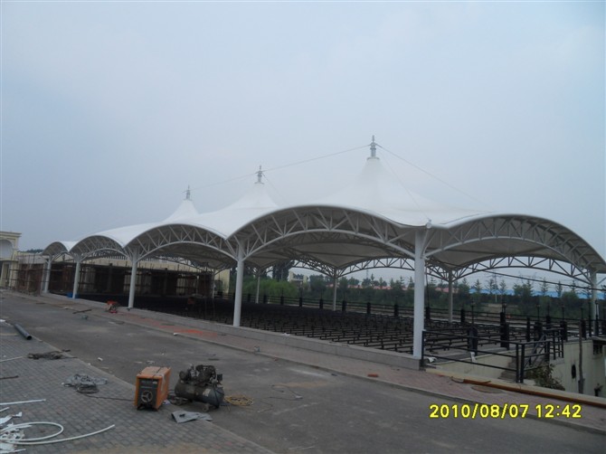 大型膜结构顶棚工程案例