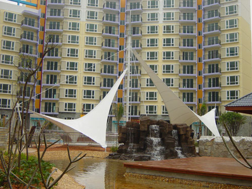 游泳池膜结构遮阳棚