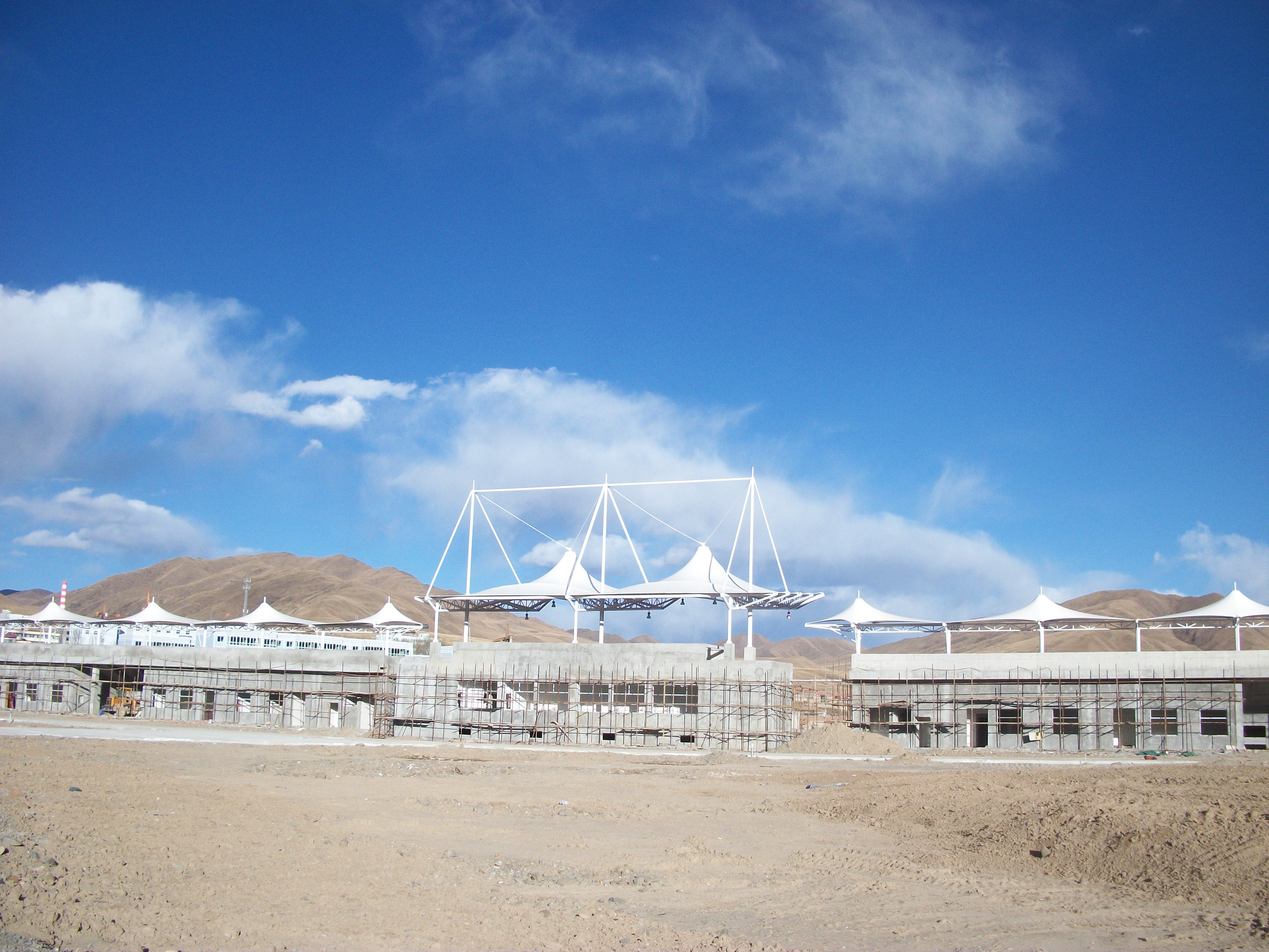 膜结构体育看台图片