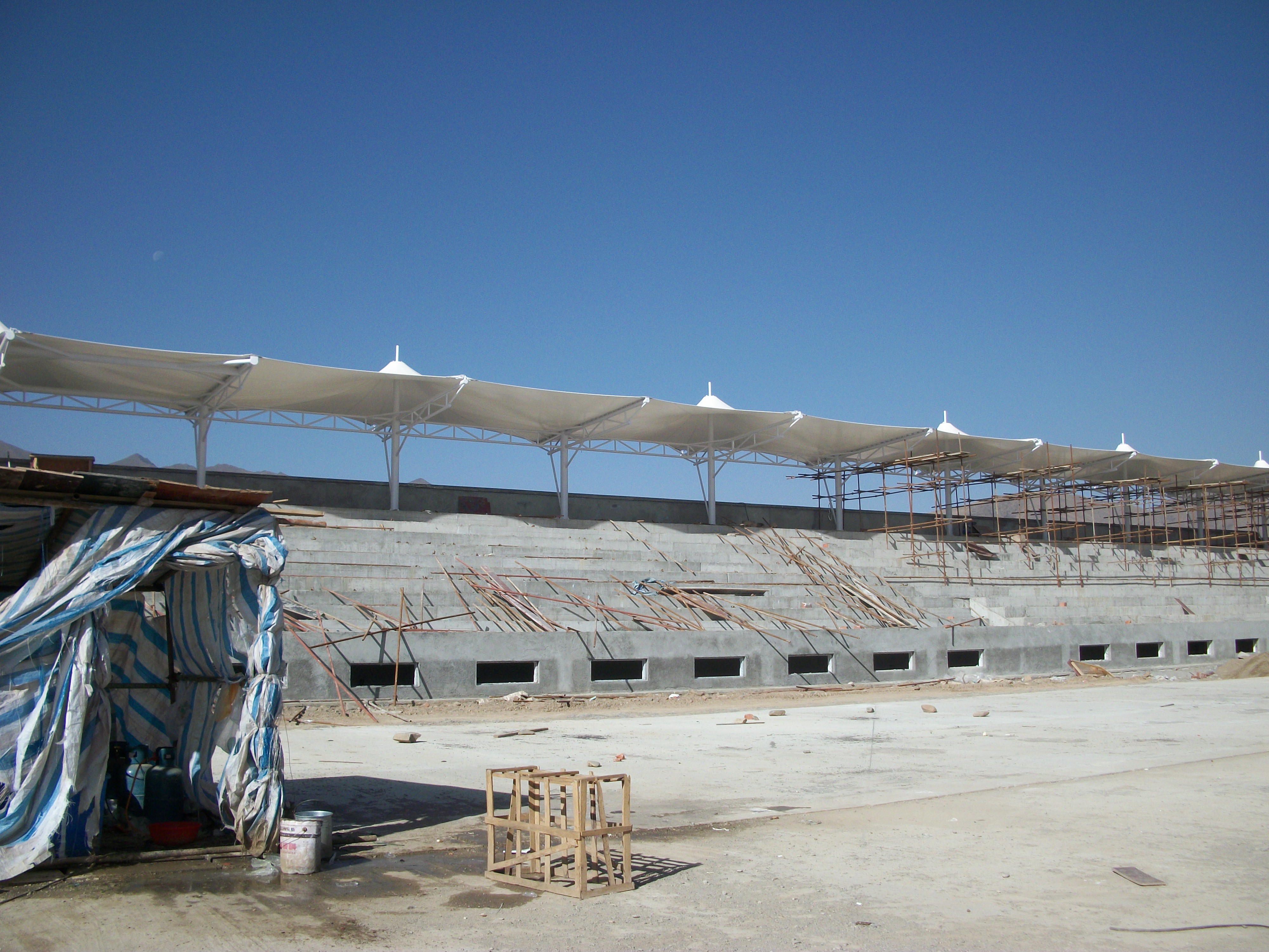 膜结构体育看台图片