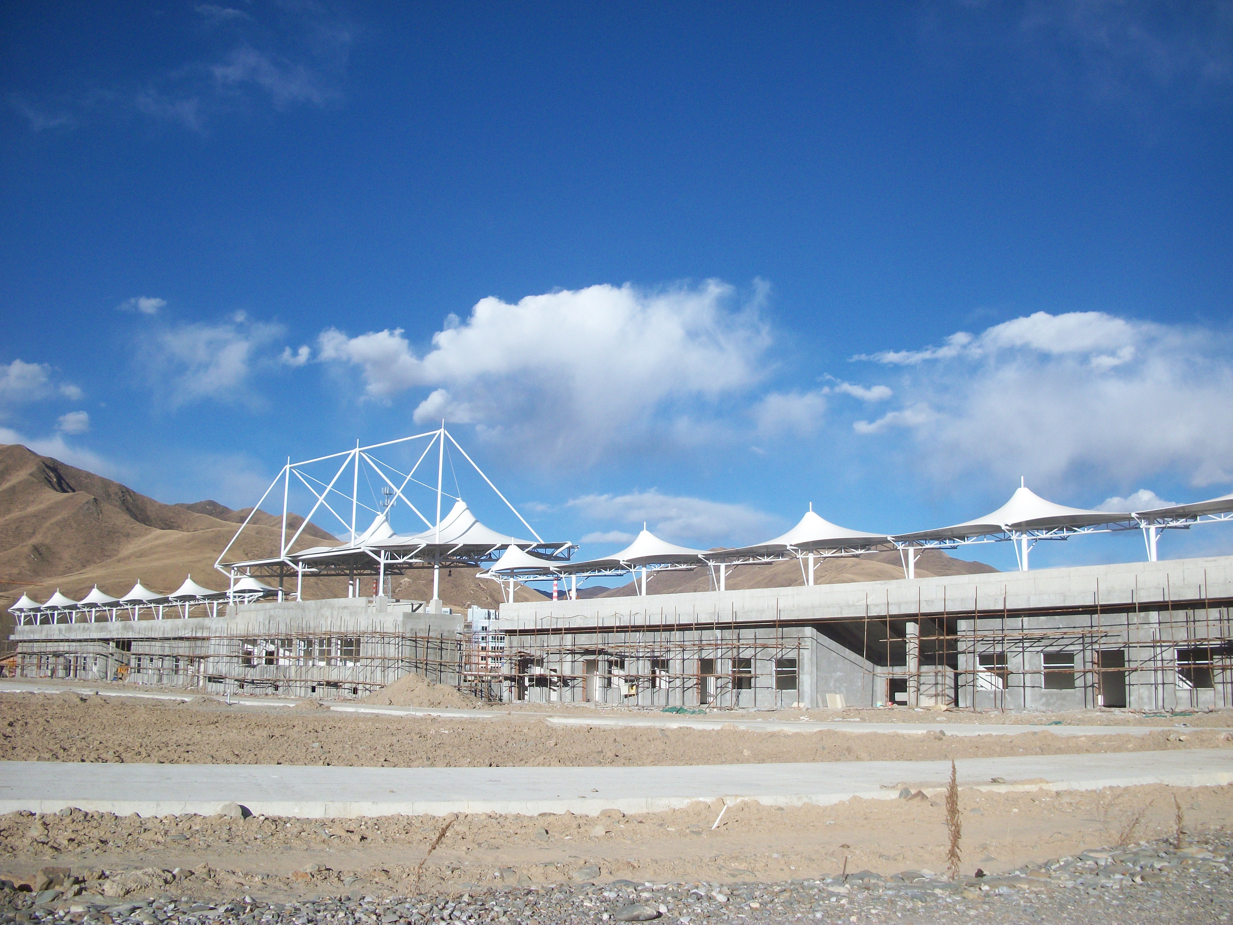 膜结构体育看台图片