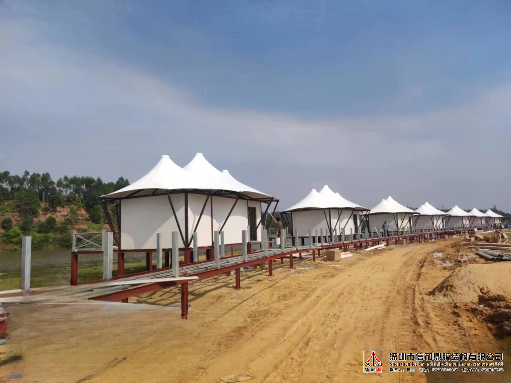 野奢膜结构帐篷酒店