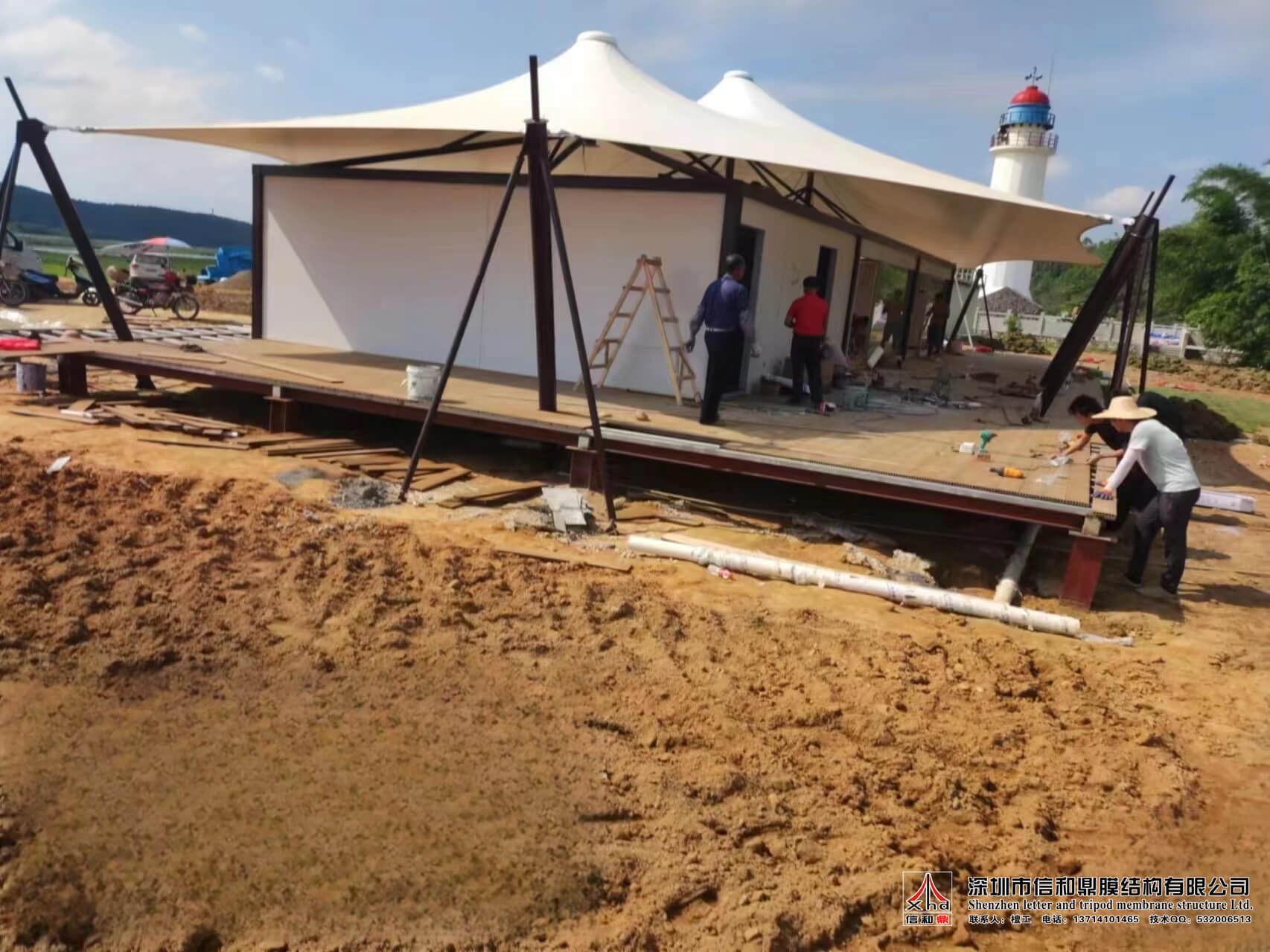 野奢膜结构帐篷酒店