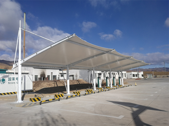 充电桩膜结构车棚